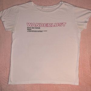 White shirt, size medium